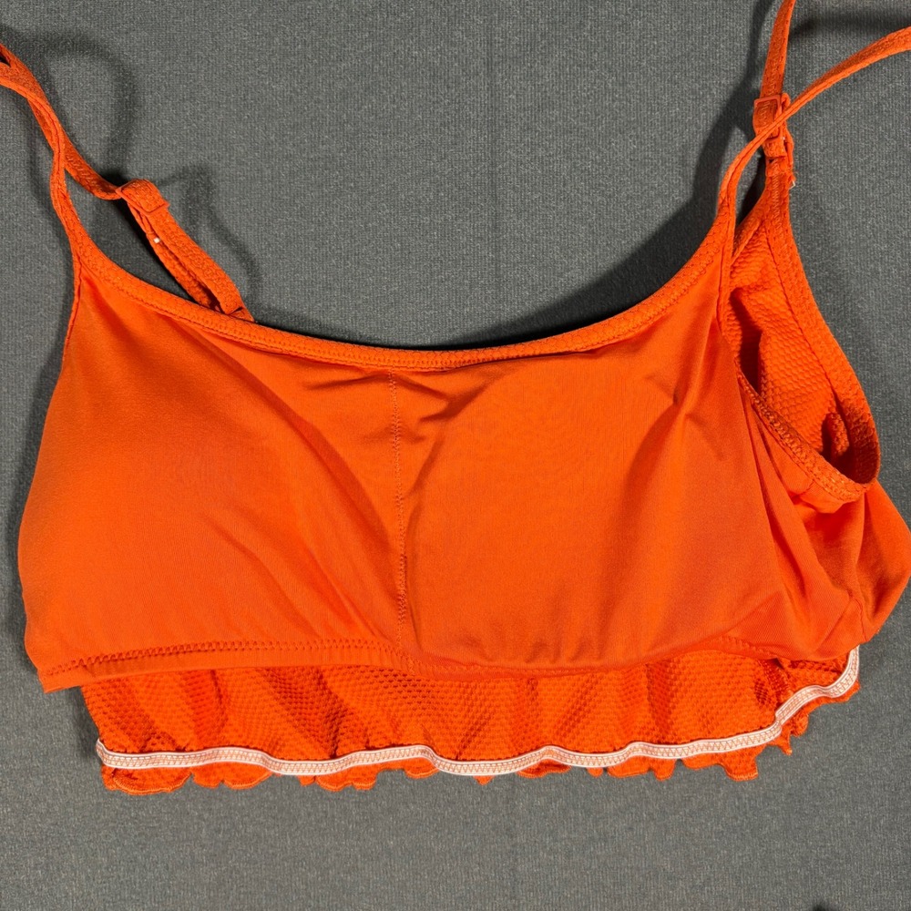 Aerie Orange Bikini | Medium "Scoop" Top | Medium "High Waisted Cheeky" Bottom - Picture 4 of 8